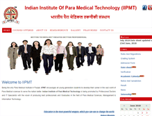 Tablet Screenshot of iipmt.com